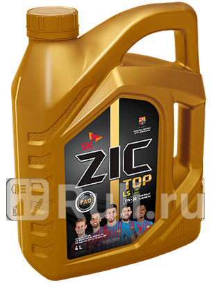 Масло zic 5/30 top ls api sn acea c3 синтетическое 4 л ZIC 162612  для прочие 2, ZIC, 162612