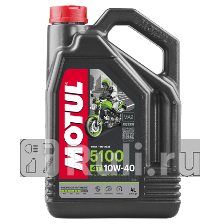 Моторное масло 5100 4t 10w-40 4л (112125) 104068 MOTUL 104068  для прочие 2, MOTUL, 104068