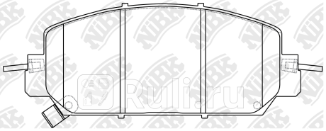 Колодка тормозная диск. pn8818 NIBK PN8818  для прочие 2, NIBK, PN8818