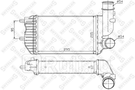 10-40080-SX - Интеркулер (STELLOX) Peugeot Boxer 2 (2002-2006) для Peugeot Boxer 2 (2002-2006), STELLOX, 10-40080-SX