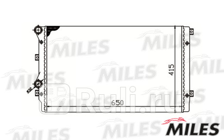 Радиатор (механическая сборка) audi a3 / vw golf 1.9td 03- (nissens 65280a) acrm071 MILES ACRM071  для прочие 2, MILES, ACRM071