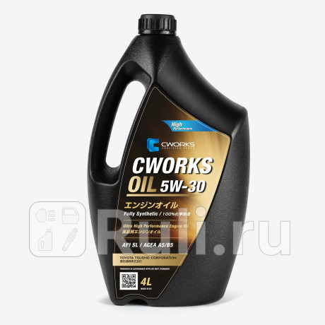 Масло мотор. cworks oil 5w-30 a5b5, 4l a130r7004 CWORKS A130R7004  для прочие 2, CWORKS, A130R7004