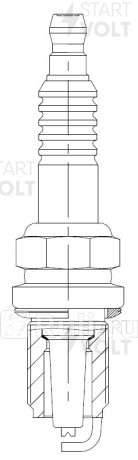 Свеча зажигания startvolt vsp 1902 toyota corolla e11 01- 1.4i/1.6i/yaris 99- 1.3i/1.5i STARTVOLT VSP 1902  для прочие 2, STARTVOLT, VSP 1902