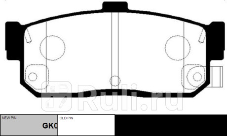 Колодки тормозные дисковые зад. nissan almera 95-/maxima 95-/primera 90-98/sunny 87-95 задние (стары CTR GK0976  для прочие 2, CTR, GK0976