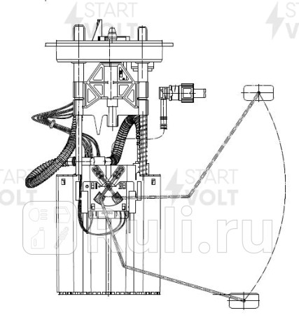 Модуль топливного насоса для а/м vag tiguan i 07-/q3 11- 2.0 tdi с 2011г. sfm1592 STARTVOLT SFM1592  для прочие 2, STARTVOLT, SFM1592