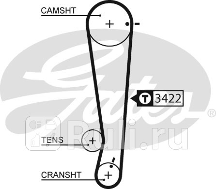 Ремень грм hyundai getz, i10, kia picanto i 1.1 5511xs (8597-15511) GATES 5511XS  для прочие 2, GATES, 5511XS