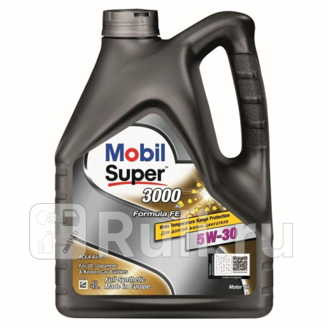 Масло моторное mobil super 3000 x1 formula fe 5w-30 4л (151527, 151526) 152564 Mobil 152564  для прочие 2, Mobil, 152564