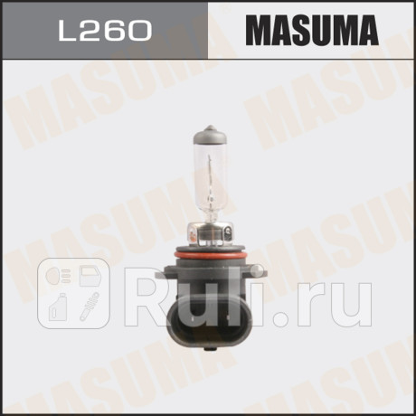 Лампа 12 в hb4 55 вт галогенная 3000k masuma clearglow MASUMA L260  для прочие 2, MASUMA, L260