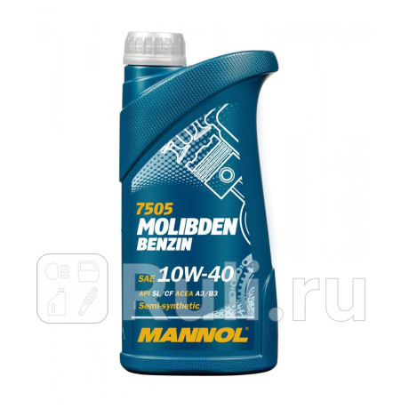 Масло mannol 10/40 molibden sn/ch-4 п/синтетическое 1 л пластик MANNOL MN7505-1  для прочие 2, MANNOL, MN7505-1