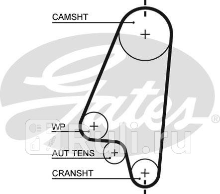 K015310XS - Комплект грм (GATES) Opel Astra F (1991-1998) для Opel Astra F (1991-1998), GATES, K015310XS