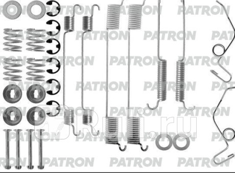 Комплект монтажный тормозных колодок барабанных ford: p 100 ii 87-, transit c бортовой платформой 85-92, transit c бортовой платформой 83-86, transit автобус 85-92, transit автобус 83-86 PATRON PSRK0114  для Разные, PATRON, PSRK0114