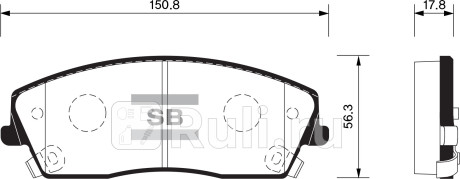 Колодки тормозные sangsin brake sp1507 chrysler 300с 05-07 пер. HI-Q SP1507  для прочие 2, HI-Q, SP1507