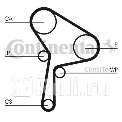 CT1025K1 - Комплект грм (CONTITECH) Opel Vivaro (2001-2014) для Opel Vivaro A (2001-2014), CONTITECH, CT1025K1