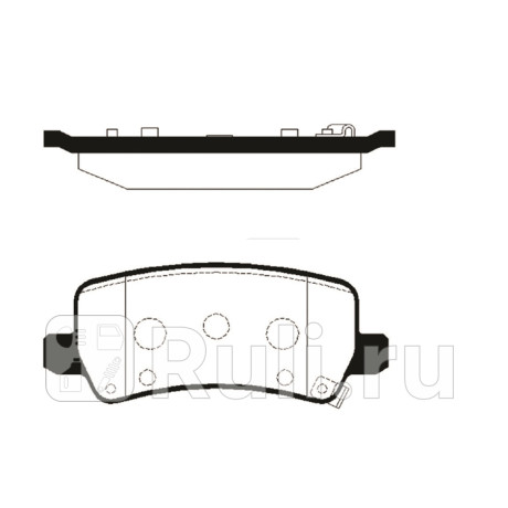 Колодки тормозные hyundai grandeur 2011-, azera 2011- задн. \ gk0502 (ckkh-48) CTR GK0502  для прочие 2, CTR, GK0502