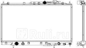 Радиатор mitsubishi galant viii 2,4 бензин 4g64 мкпп/акпп 1996-2006 SAKURA 33211026  для прочие 2, SAKURA, 33211026